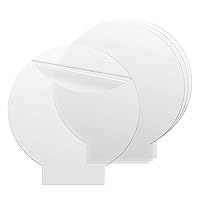 Vista 10 de Gartful 4 hojas acrílicas para base ligera, tablero de plexiglás fundido transparente, panel de vidrio de plástico de 0.08 pulgadas de grosor
