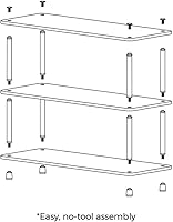 Vista 5 de ClosetMaid 5063 3-Tier Zapato Organizador, Café expreso