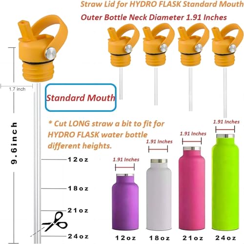 Bouchon supérieur avec paille durable pour gourde de 70,4 ml - 3