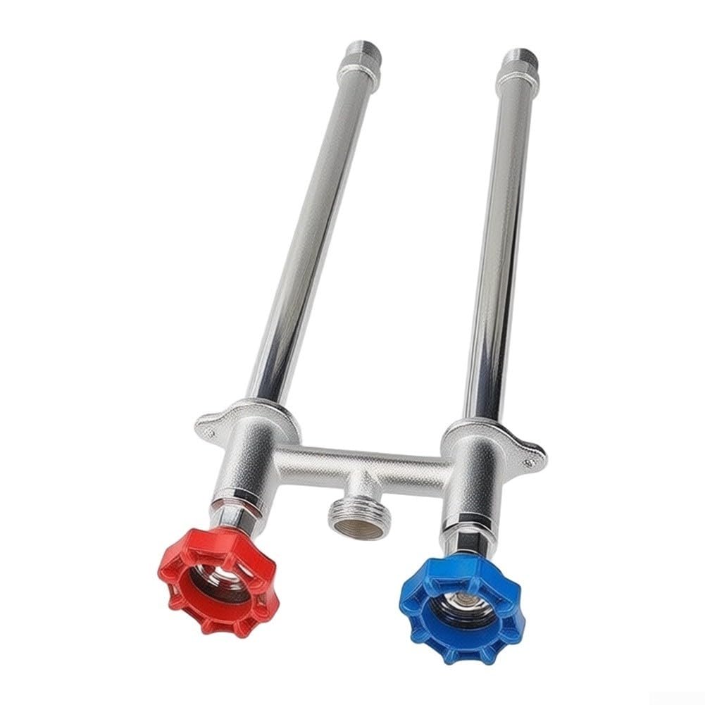 Rubinetto Esterno Antigelo Ottone 1/2 Pollici Hot Cold(Long)