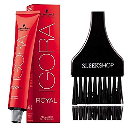 Schwarzkopf Professional Igora Royal Permanent Hair Color (with Sleek Tint Brush) (5-1 Light Ash Brown)