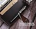 Leather Journal Notebook Refillable A6 Personal Size Traveler's Notebook with Pockets 6 Ring Binder Planner with Pen Holder - COFFEE