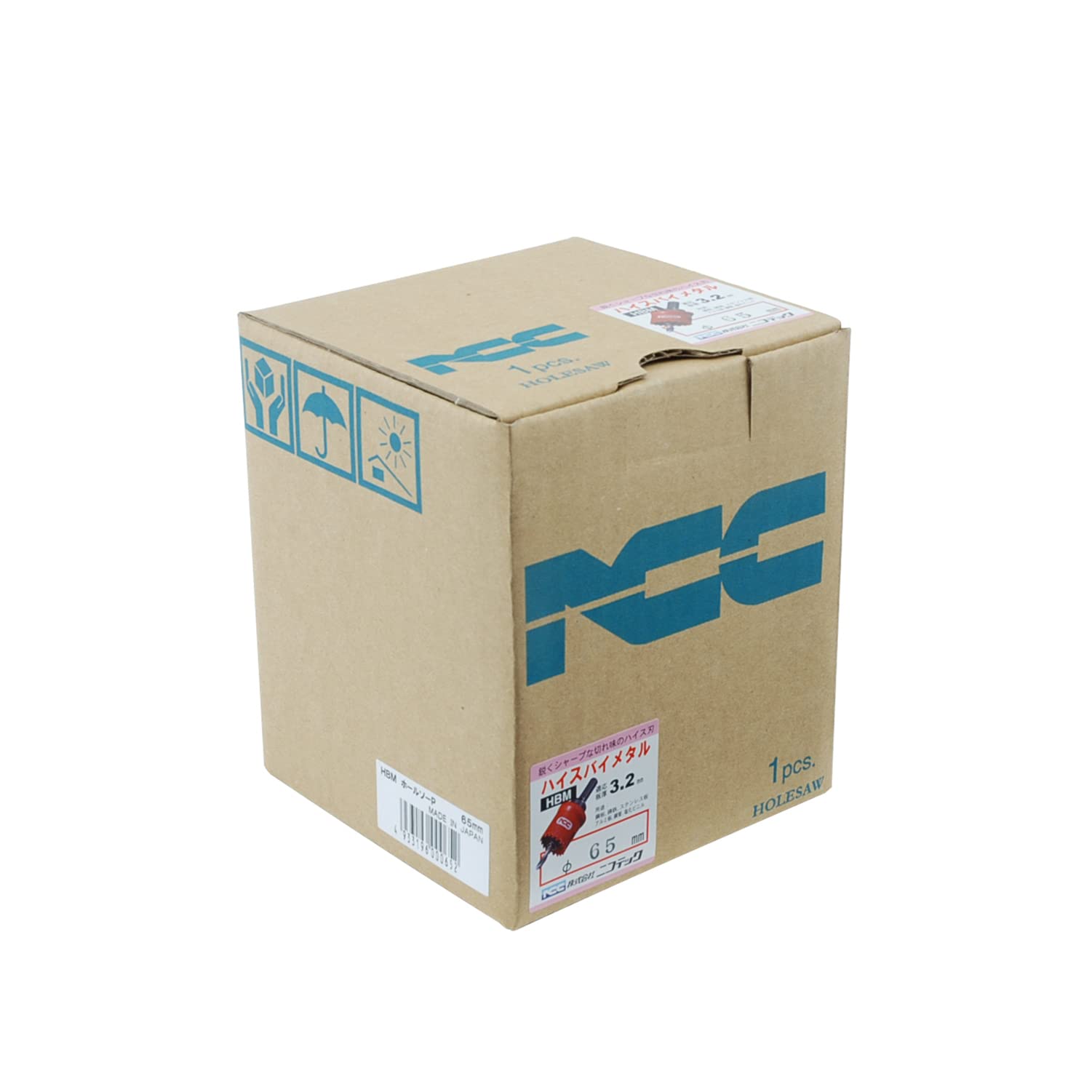 Amazon.co.jp: ニコテック NCC バイメタルホールソー 65mm HBM65