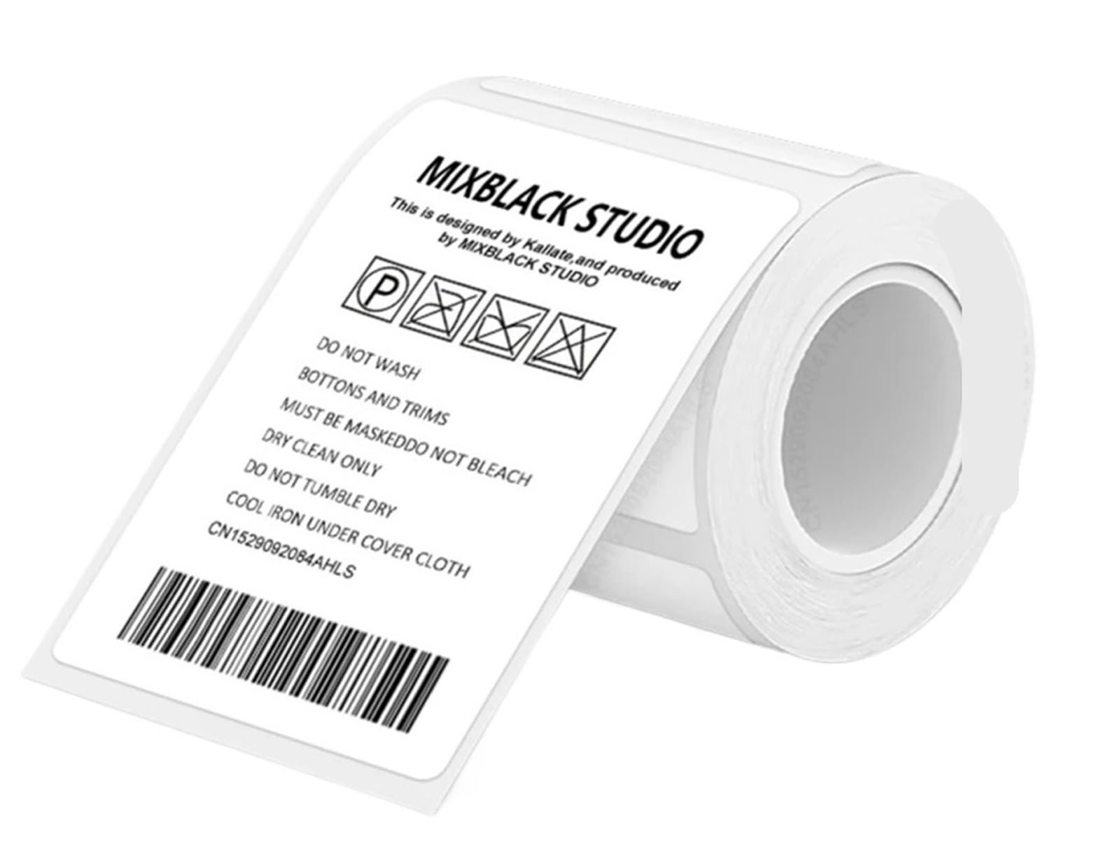 Etichette per gioielli per prezzi, 8 rotoli di carta termica autoadesiva per stampante di etichette adesive per bracciali, anelli, abbigliamento, display (bianco, 50-80 mm (80 pezzi)