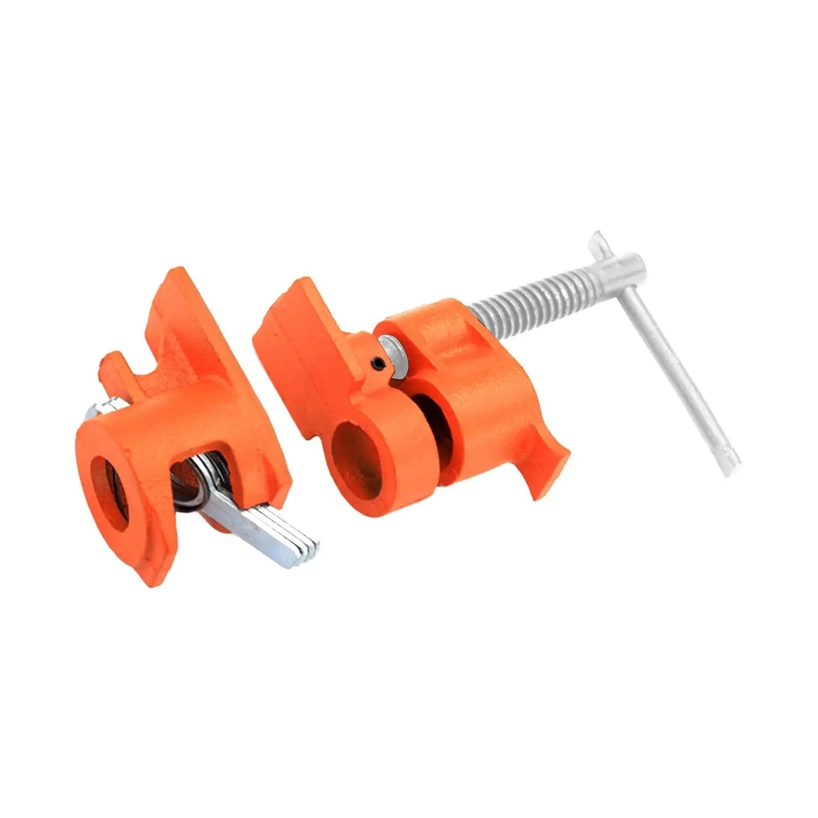Zwcshuu One Color Pipe Clamp Woodworking Wood Gluing Pipe Clamp Set Heavy Duty Clamps Metal For Workshop Woodworking
