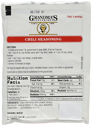 Chili Seasoning-12 Packets, 875oz - Thumbnail 2