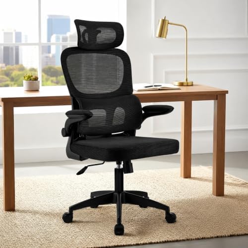 Cadeira de Escritório Almirante P600 Mesh Reclinável Preta 150Kg