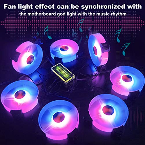 Ventilador de resfriamento ajustável para computador BESPORTBLE para ventilador de PC Cooler RGB Coo