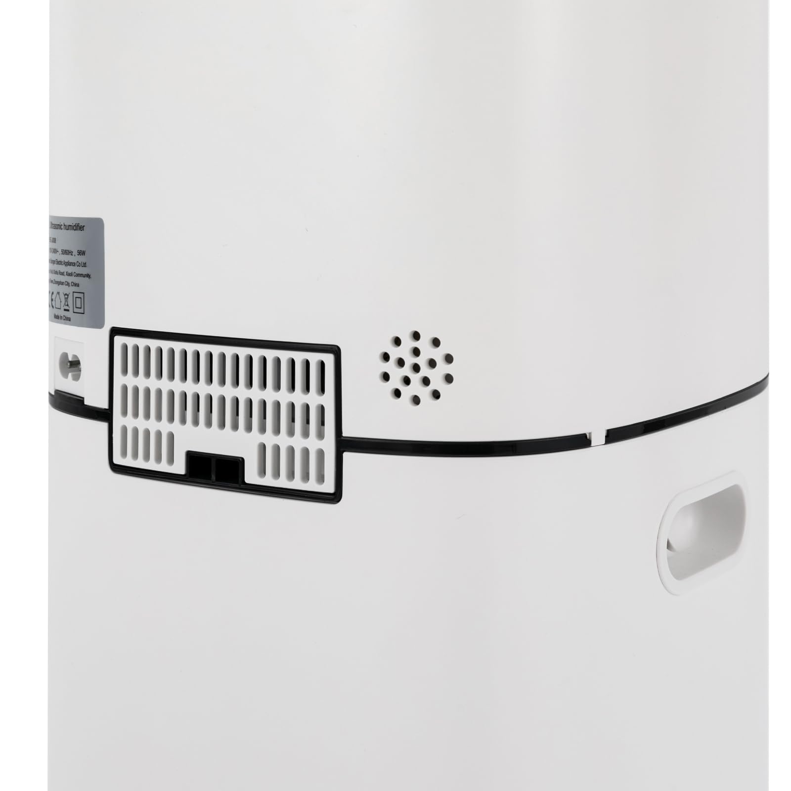 Luftbefeuchter Große Räume, 16L Obere Füllung, Ultraschall, LED-Bildschirm, 1-12H Timer, Einstellbare Luftfeuchtigkeit, Anwendbare Fläche 30-100m², Weiß