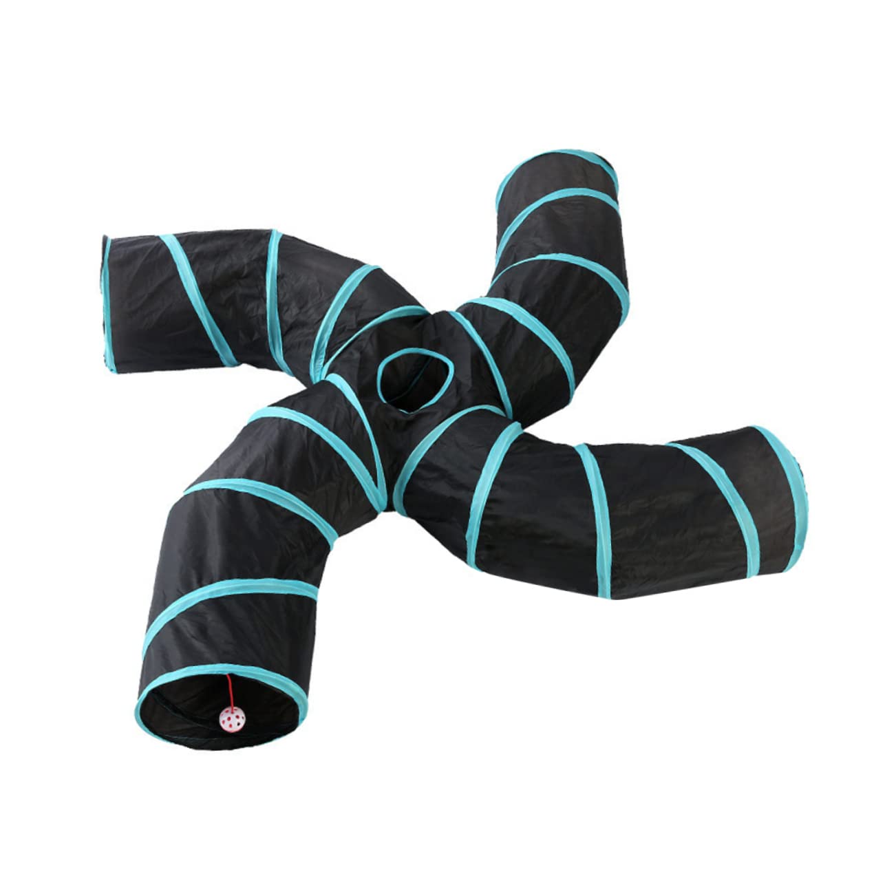 Ipetboom Jouets pour Animaux de Compagnie Tunnel pour Chat Tunnel en Forme de S Jouet Interactif pour Chaton Jouets pour Bébé Chat