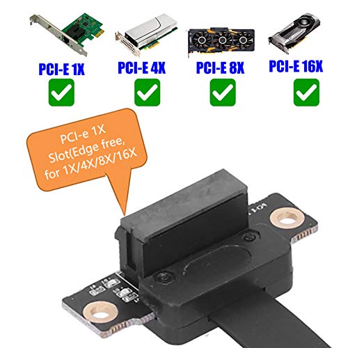 Cable Adaptador PCI Express Extensor PCIe 36Pin 1X 15cm miniatura 2