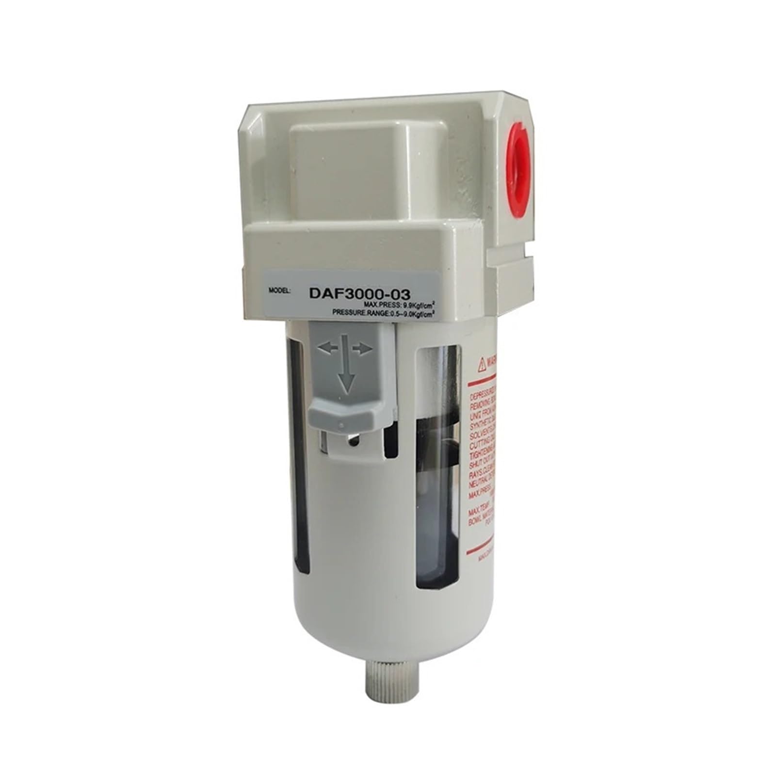 AF3000-03 Series Compresor de filtro separador neumático de aceite y agua (filtro de fibra)