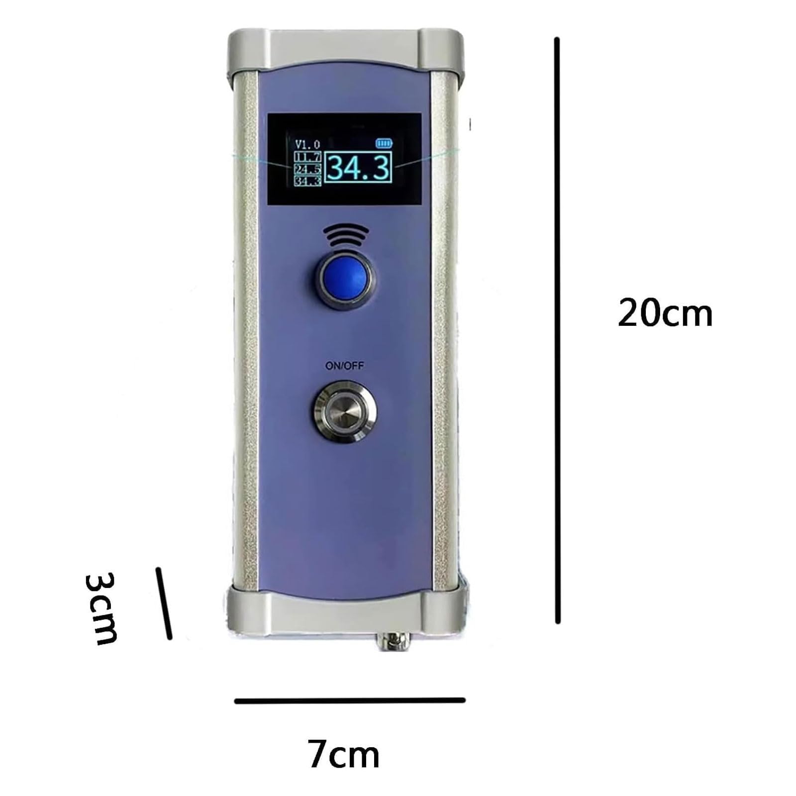 Tester di misura del grasso del bestiame, Tracker di spessore in tempo reale, Analizzatore delle condizioni corporee del maiale, sensore elettronico, scansione rapida, allevamento di animali, batteria