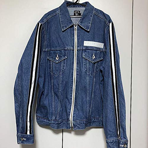 Amazon.co.jp: FULL-BK LINE DENIM ZIP JACKET & PANTS Size : L LDH