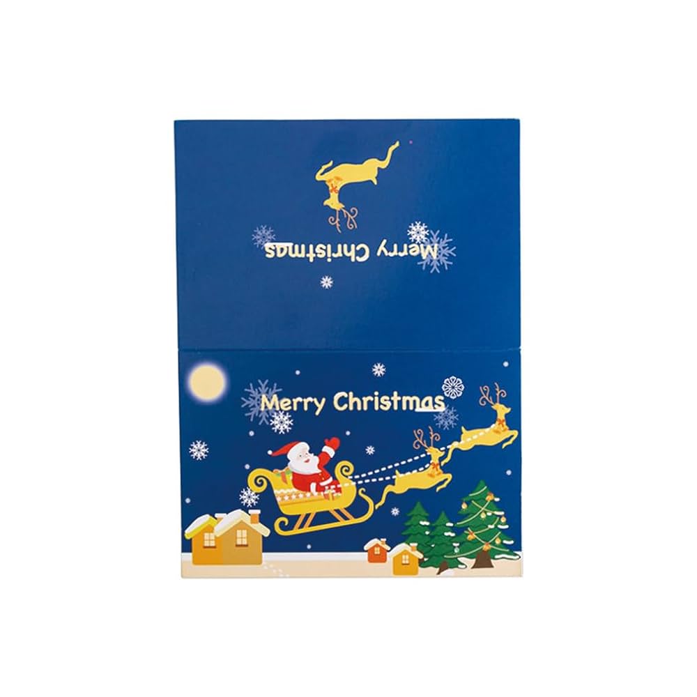 Amazon | クリスマス カード グリーティングカード メッセージ