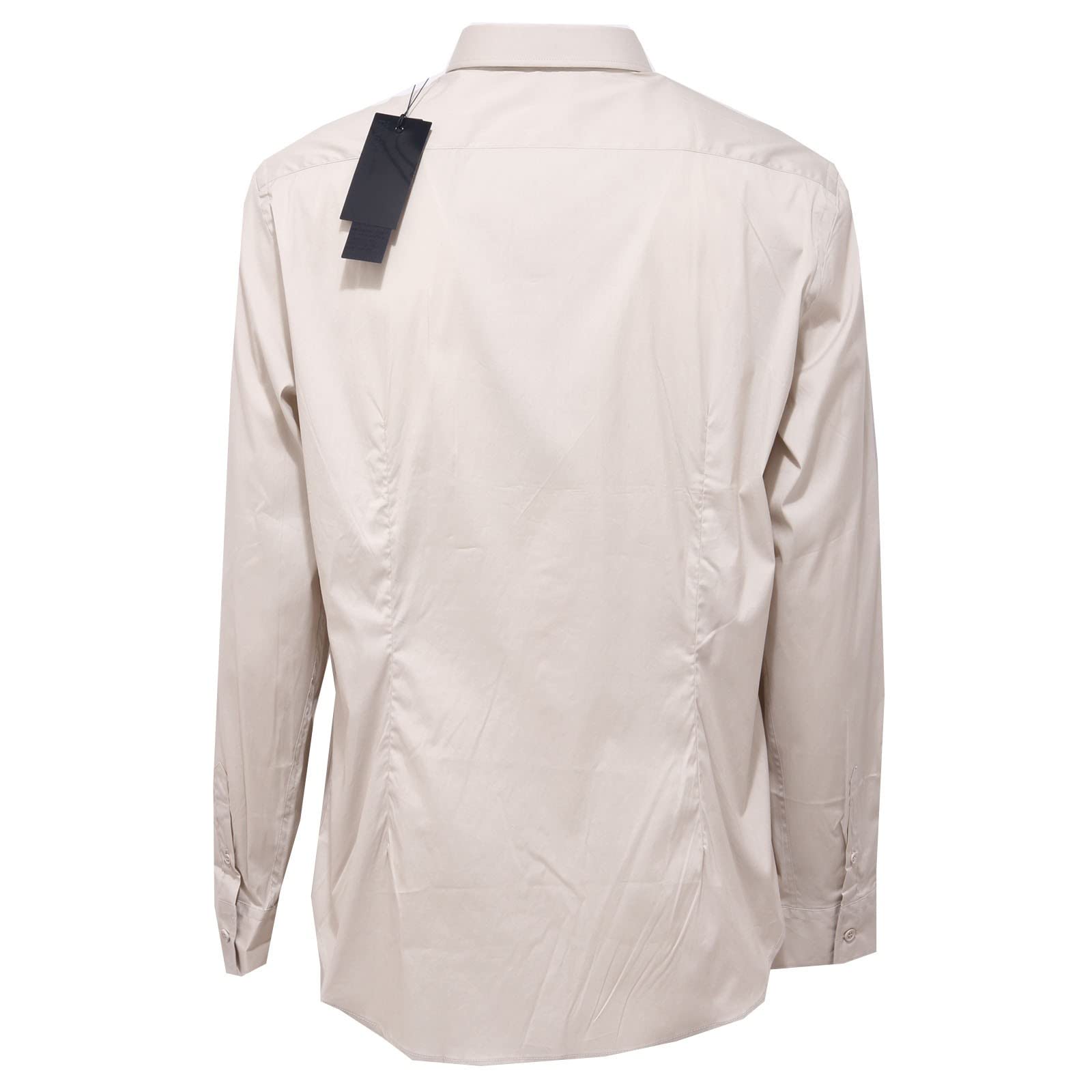 PAOLO PECORA 4839AB camicia uomo COLLO FRANCESE light beige shirt man