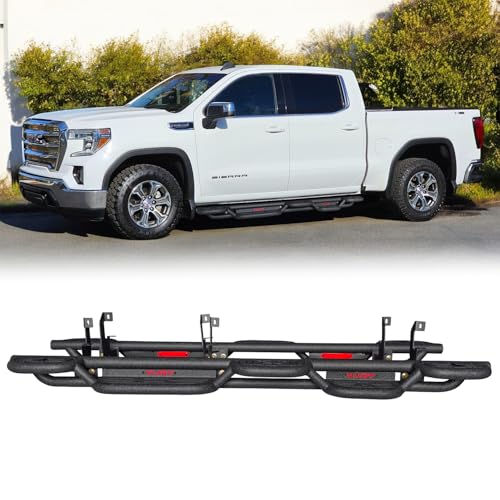 Estribos de acero para Chevy Silverado/GMC Sierra 2019-2025 miniatura 2