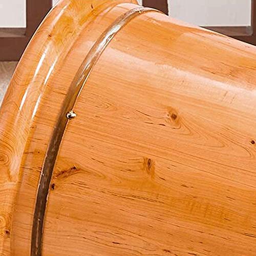 Barril de pedicura de madera Katzowen para spa de pies miniatura 4