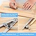 WORKLION Woodworking Compass Geometry Set - Large Locking Pencil Compass for Drawing Circles, Professional 8 Inch Woodworking Compass with 2 Pencils and a 12inch Ruler, Perfect for Precision Geometry.