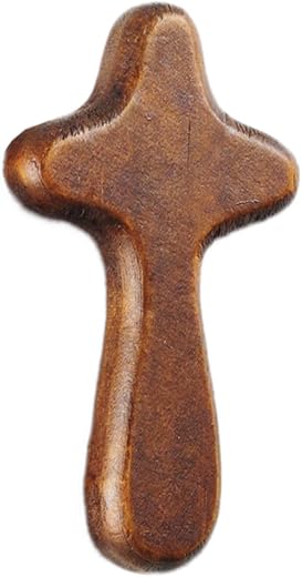 Hand Held Easter Wooden Cross