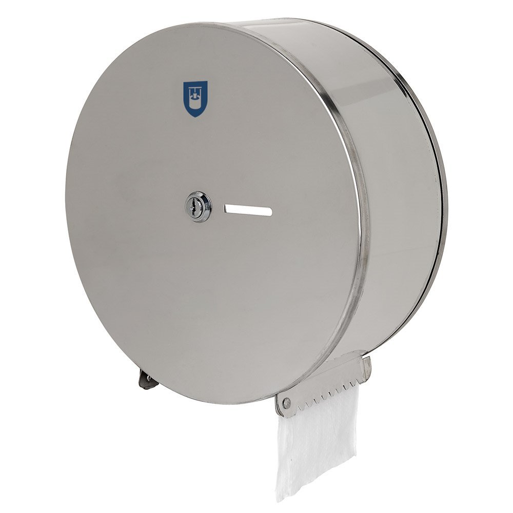 García de Pou 162.01 Maxi Jumbo Dispensador Higiénico, Diámetro 28.5 x 11 cm, 1 unidades, Plateado