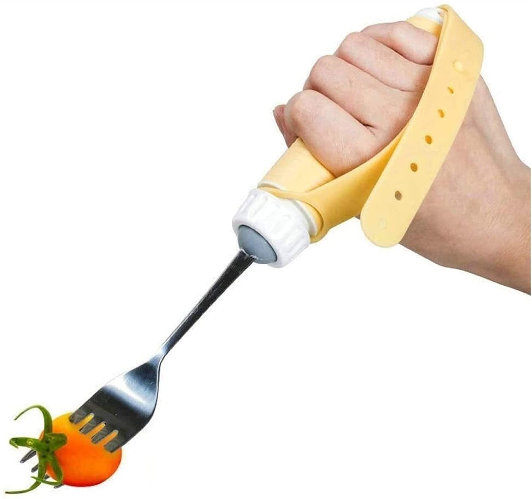 Juego de cubiertos antisacudidas para temblores, artritis y parkinson – Kit de cuchara, tenedor y cuenco resistente a derrames para comer fácilmente