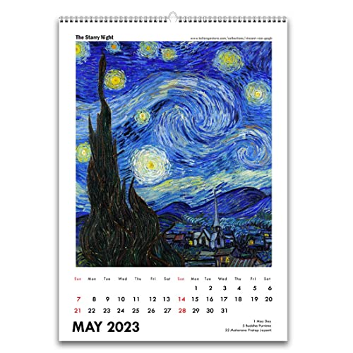 Image of Tallenge - Vincent Van Gogh - 2026 Desk Calendar - 6 x 9 Inches for Home & Office (Paper, Desk Calendar)