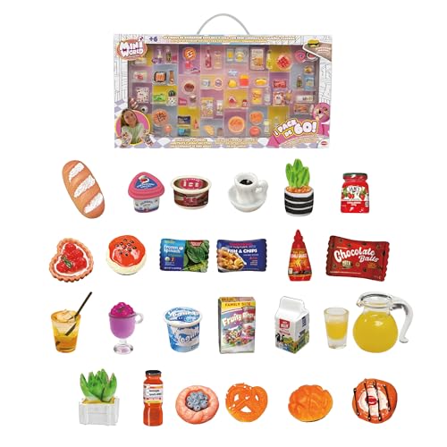 Bizak Mini World Pack 60 Accesorios – Set de Mini Coleccionables de Cocina, +6 años, (64502003)