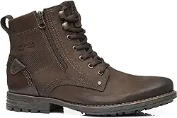 Bota Pegada Em Couro Ref 180745-16 Marrom Claro 042