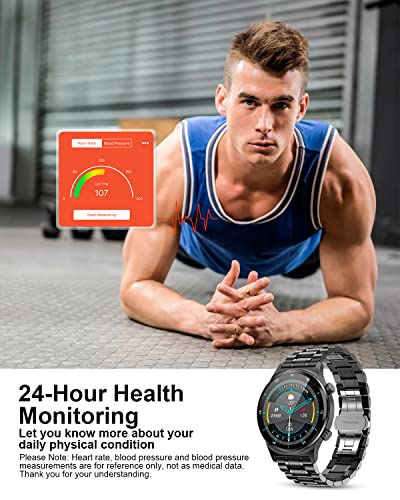 Dihao Reloj para mujer a prueba de agua, inteligente con monitor de presion  arterial de frecuencia
