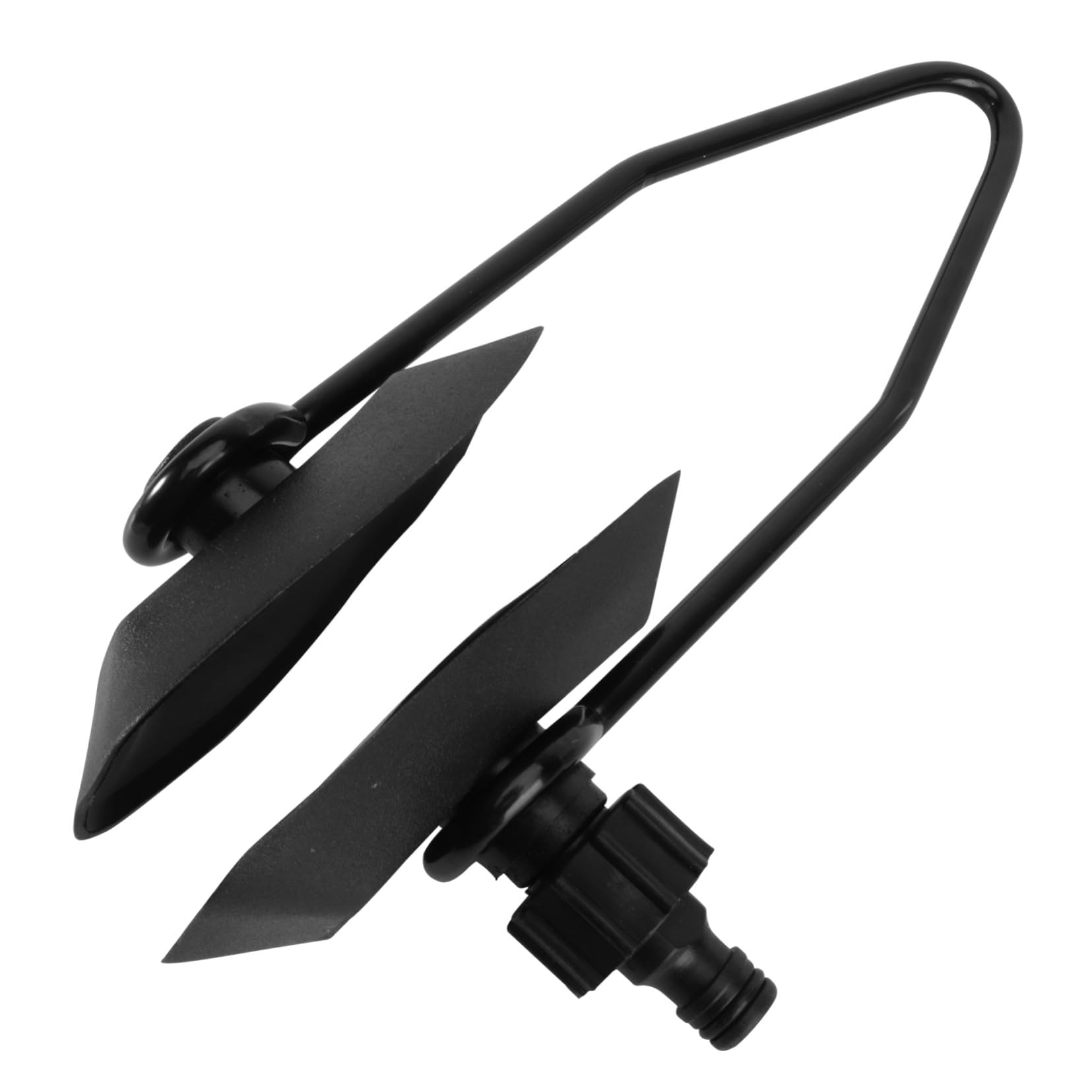 VICASKY Support de Rinçage Moteur Bateau Cadre Acier Ressort Noir Connexion Rapide pour Tuyau Arrosage Jardin Nettoyage Moteur Hors Bord et Yacht