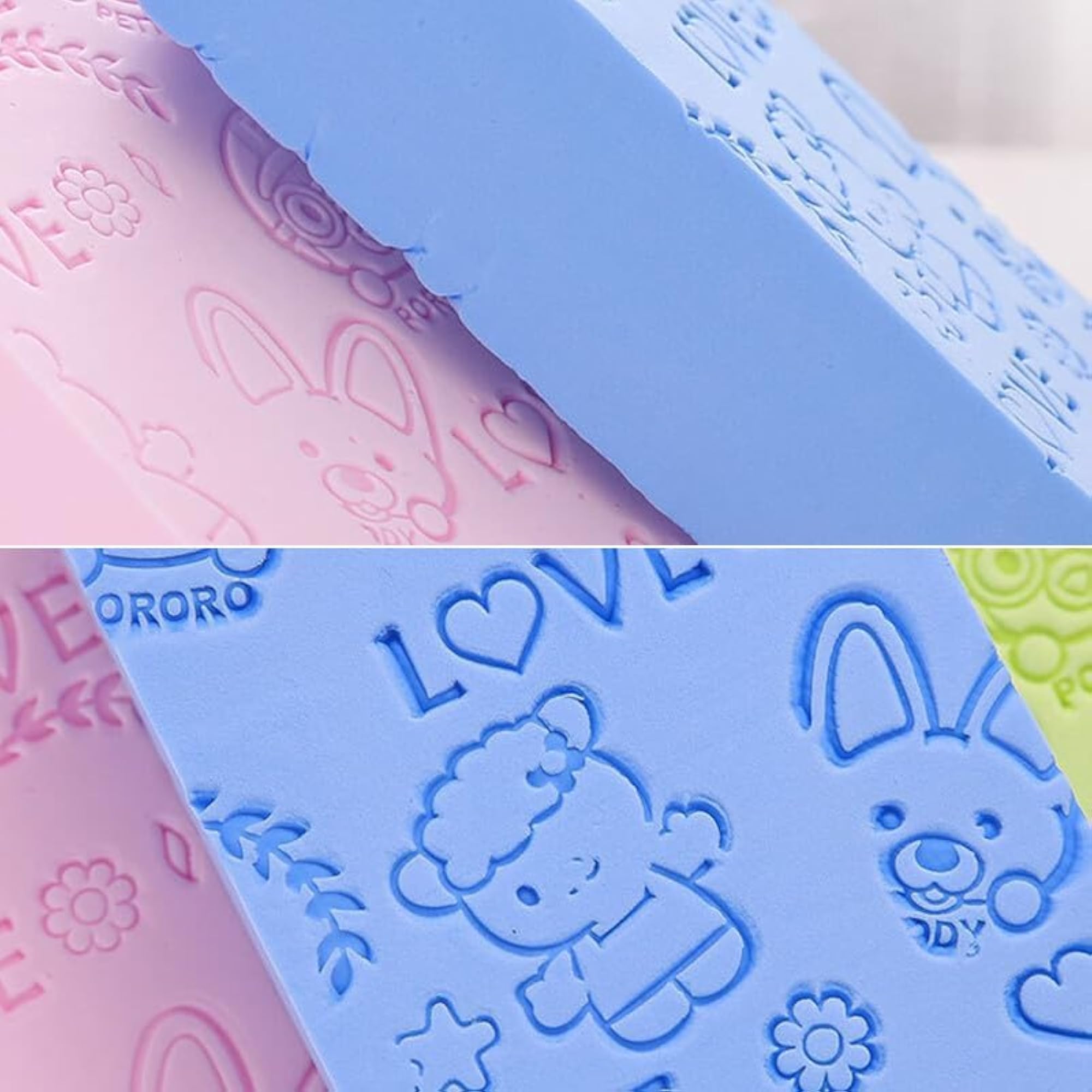 Super Soft Bath Sponge, Pack of 2 for Gentle Body Scrubbing