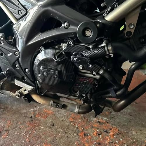 Protection carter moteur SV650 cache stator carbone V-Strom 650 XT - 5