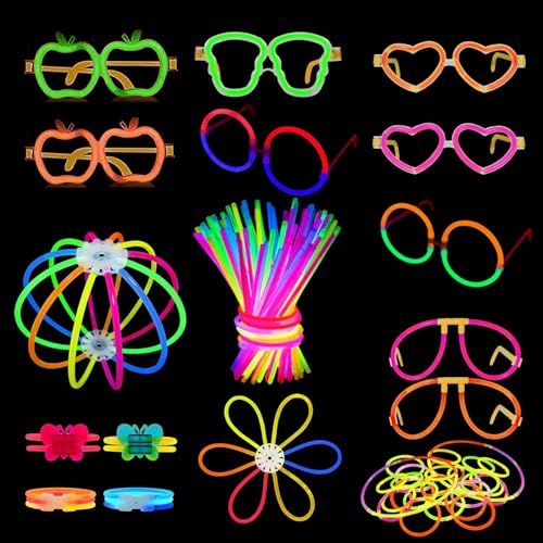 Glow Party Pack Set de Fiesta Luminoso, Pack de Accesorios