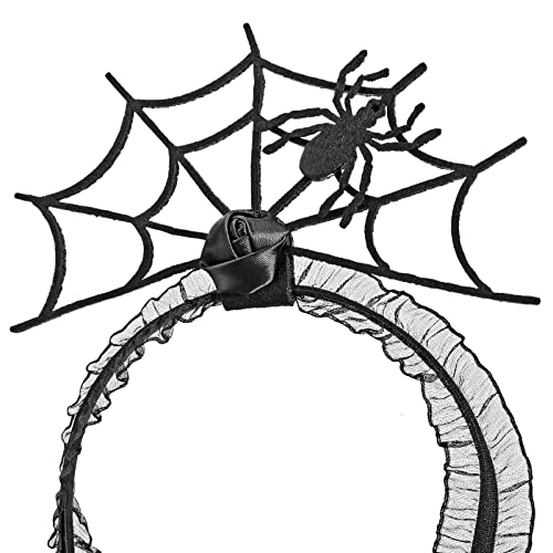 HOWAF Halloween Headband Spider Headband, Necklace Choker, Spider Tattoos, for Hair Accessories Halloween Costume Women Men, A - Image 4