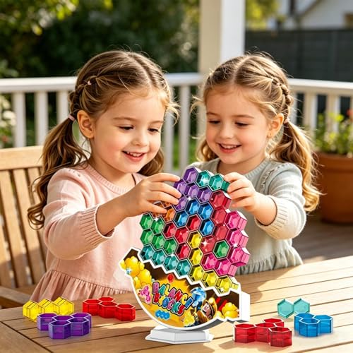 Juego de bloques de equilibrio genérico de madera infantil 2