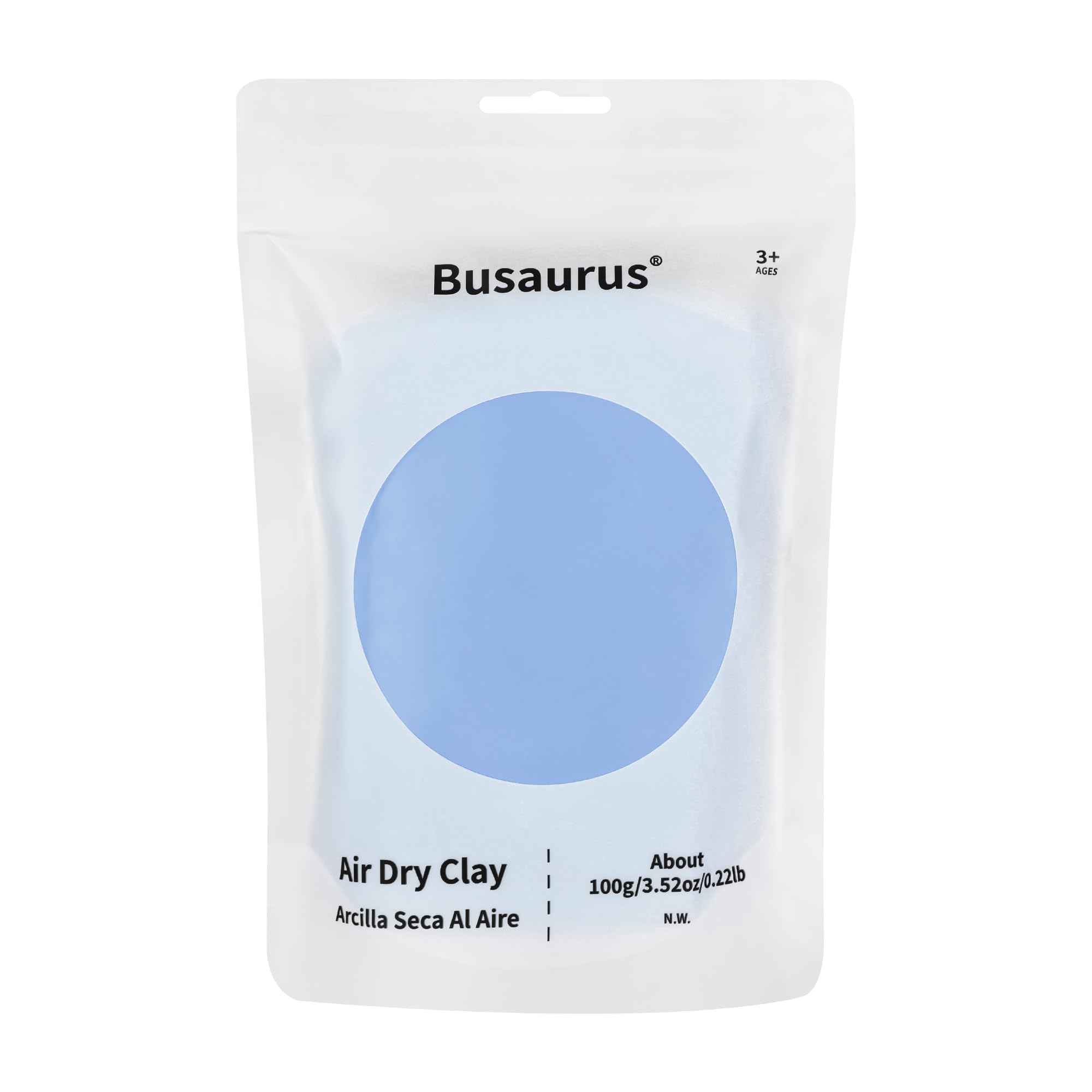 100g Light/Sky Blue Air Dry Foam Clay, DIY Magic Model Clay for Kids, Colorful Soft Clays for School Supply, Slime, Art Projects, Cosplay - Non-Sticky - Gifts for Boys & Girls and Adult — image 1
