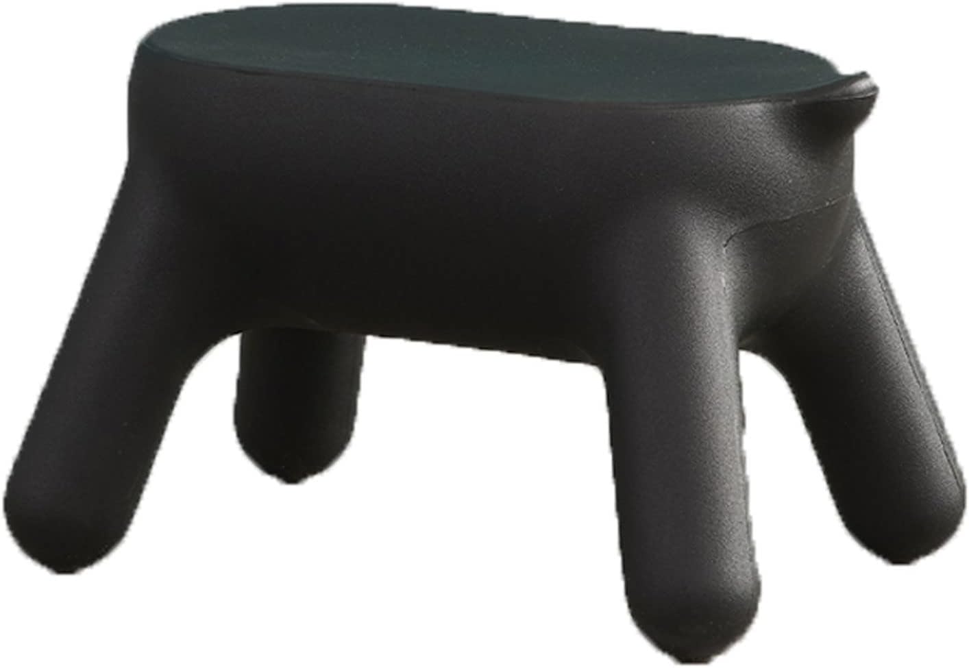 Creative Plastic Stool Mobile Seat Stool Footstool Modern Cute Porch Shoe Changing Stool for Living Room Bedroom Home Padded Seat