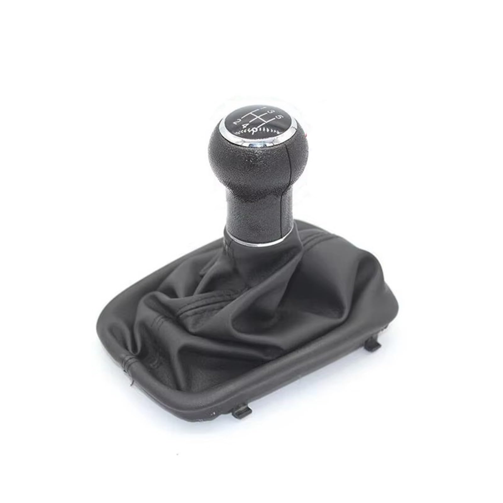 Axexnejv Plastic 5-Speed Shift Gear Lever Knob 4B0711141aj 4B0711141al For A6 C5 1997-2001 Gear Shift Knob Shifter Gearstick Lever Change With Gaiter Boot Cover Gear Shifter Knob Handle(Plastic 5-Speed)