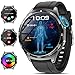 2026 Neu Smartwatch Herren mit EKG/ΒΙυτｚυcker/Harnsäure/BMI Rund 1,43"AMOLED Fitness Gesundheitsuhr mit 24h Herzfrequenz Blutdruck SPO2,Schlaf/Apnoe-Monitor Bluetooth-Anrufe SOS-Notruf für iOS Android