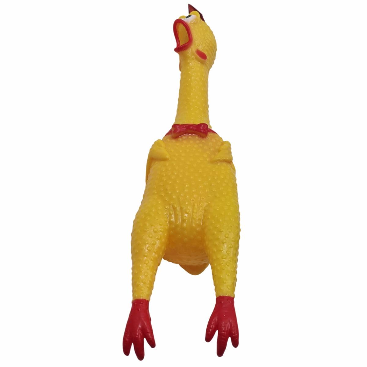 Squeaky Chicken Dog Toy - Durable Plastic Squeaker Toy for Dogs - Fun Noisy Toy for Chewing Fetch & Play - 40cm Long