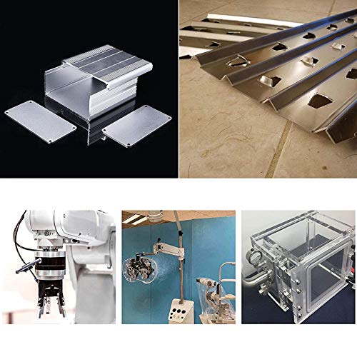 Lswteiz CEEDA-ALUMINUM-SILVER-2PCS-210922 2Pack 6061 T651 Aluminum Sheet Metal 6 Inch X 12 Inch X 1/16"(0.06") Flat Plain Thin Aluminum Plate Covered thumb #4