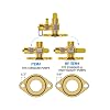 Webstone 41415KIT 1-1/4 Threaded Isolator Circulator Pump Install Kit with Rotating Flange