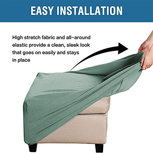 BXFUL Fodera per Pouf Quadrato Elasticizzato