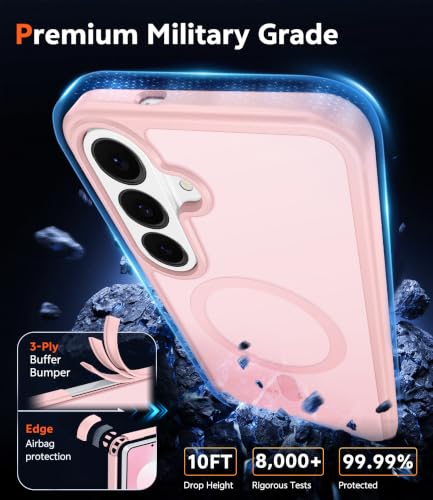 Image of FNTCASE for Samsung Galaxy S26 FE /S25 FE Case Matte Compatible with Magsafe