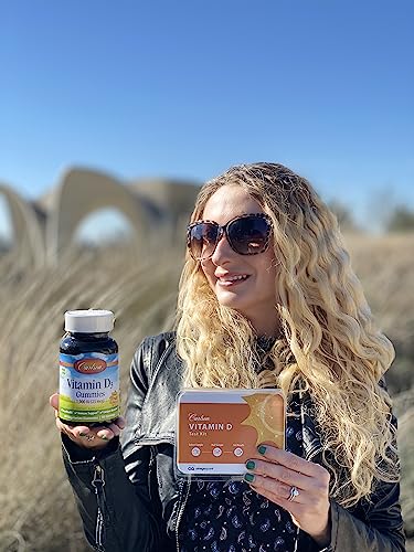 Carlson - Vitamin D3 Gummies, 1000 IU (25 mcg), Bone Health, Immune Support & Calcium Absorption, Natural Fruit Flavors, 60 Vegetarian Gummies - Image 4