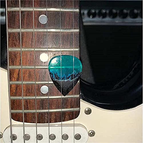 Médiator de guitare aurore boréale en résine époxy – Cadeau idéal pour les musiciens - Les Beatles, Paul McCartney, John Lennon, RIngo Starr, George Harrison Médiator de guitare aurore boréale en résine époxy - Cadeau idéal pour les musiciens – Image 4