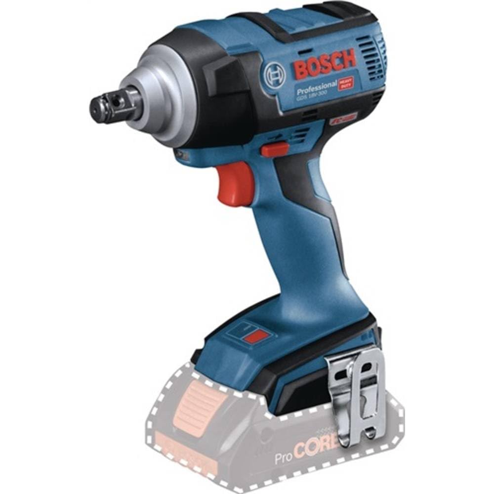 Bosch Professional 18V System Cordless Impact Driver GDS 18V-300 (max. torque 300 Nm, without battery/charger, L-BOXX)