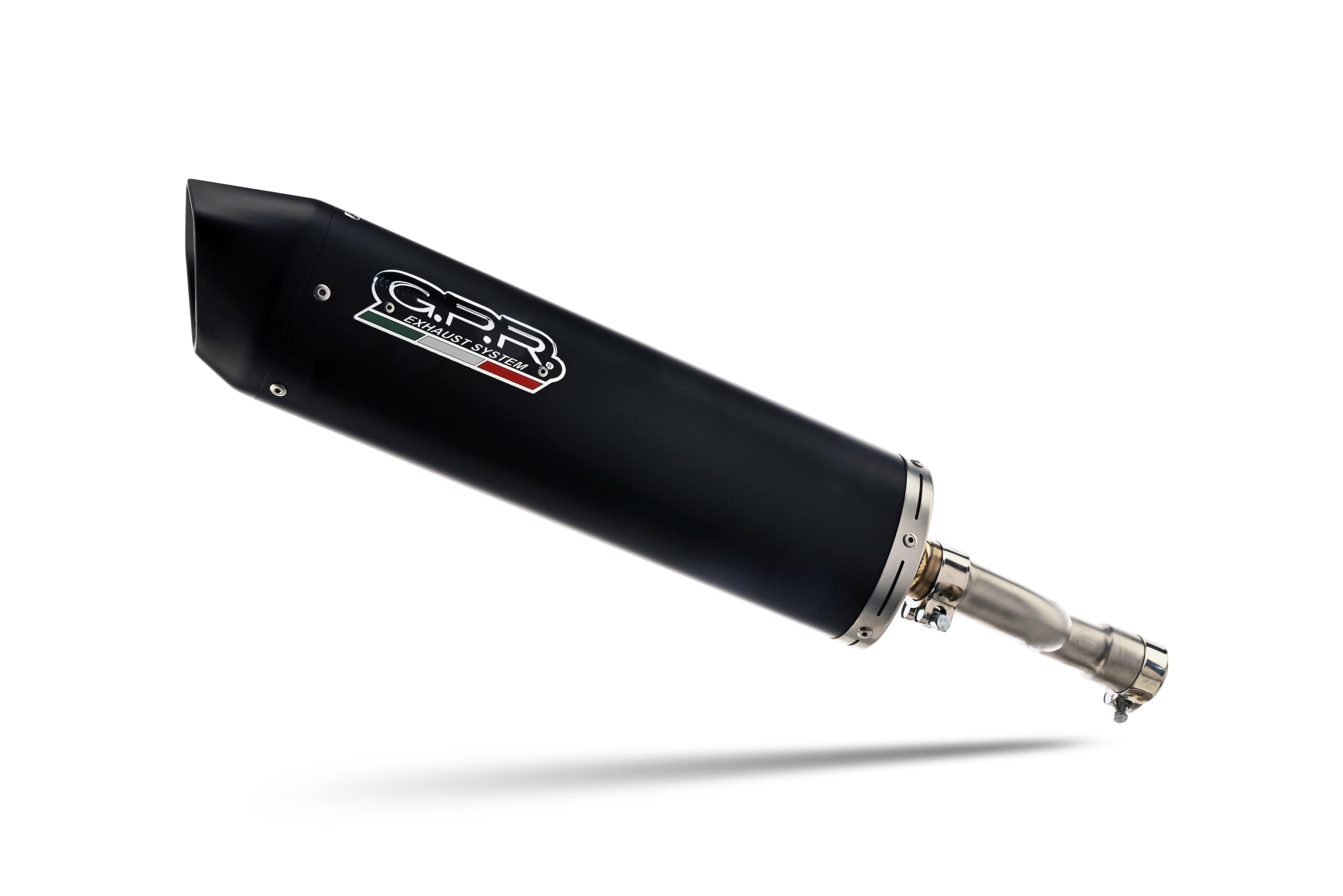 Scarico marca GPR compatibile con Honda Sh 125 I.E. 2017/2019, impianto completo racing Furore Nero