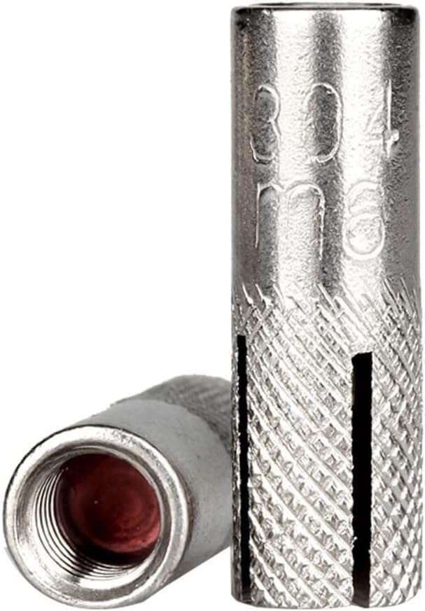 Ancrage à douille gecko et boulons d'expansion filetés M6 à M16 en inox
